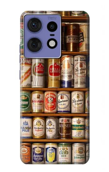 S0983 Collection de Canettes de bière Etui Coque Housse pour Motorola Edge 50 Fusion