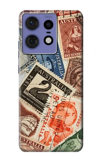 S3900 Timbres Etui Coque Housse pour Motorola Edge 50 Fusion