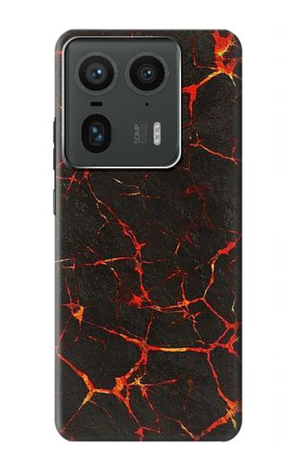 S3696 Magma de lave Etui Coque Housse pour Motorola Edge 50 Ultra