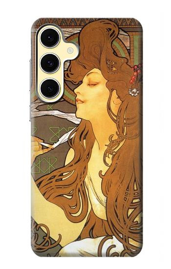 S0969 Alphonse Mucha Job Etui Coque Housse pour Samsung Galaxy S24 FE