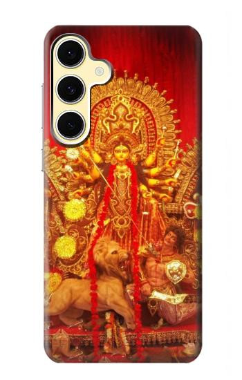 S1030 Dieu hindou Durga Puja Etui Coque Housse pour Samsung Galaxy S24 FE