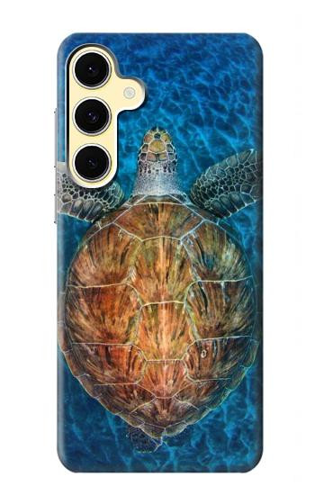 S1249 Tortue de mer Etui Coque Housse pour Samsung Galaxy S24 FE