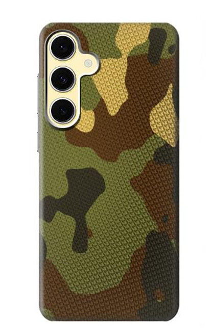 S1602 Camo Camouflage Imprimé graphique Etui Coque Housse pour Samsung Galaxy S24 FE