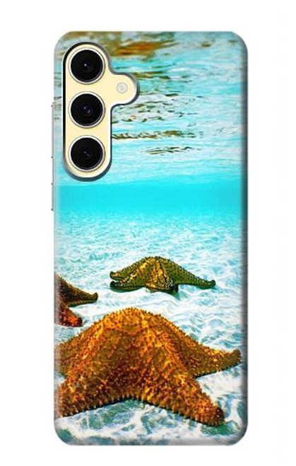 S1679 Étoile de mer plage de la mer Etui Coque Housse pour Samsung Galaxy S24 FE