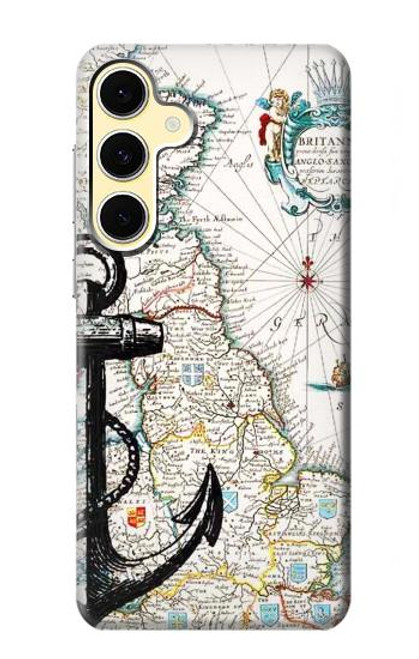 S1962 Graphique nautique Etui Coque Housse pour Samsung Galaxy S24 FE