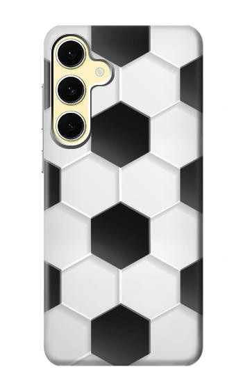 S2061 Football Motif Football Etui Coque Housse pour Samsung Galaxy S24 FE