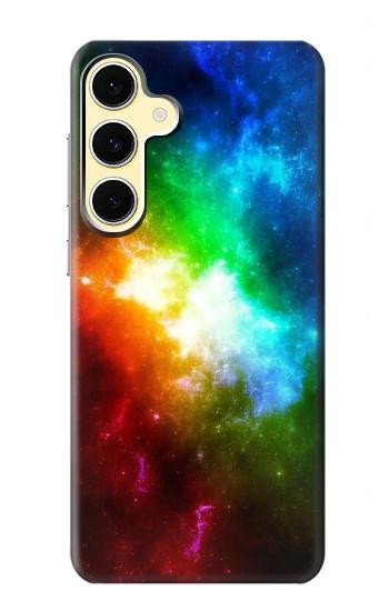S2312 Arc en ciel coloré espace Galaxie Etui Coque Housse pour Samsung Galaxy S24 FE