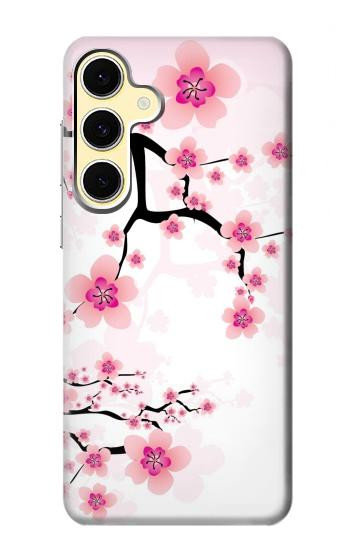 S2359 Fleur de prunier Etui Coque Housse pour Samsung Galaxy S24 FE