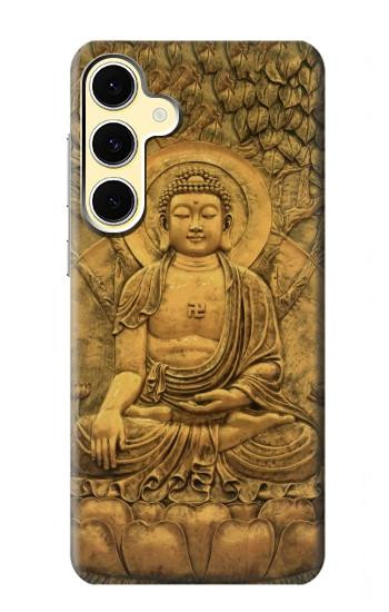S2452 Bouddha Bas relief Art Imprimé Graphique Etui Coque Housse pour Samsung Galaxy S24 FE