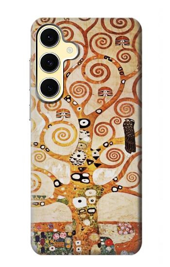 S2723 L'arbre de vie Gustav Klimt Etui Coque Housse pour Samsung Galaxy S24 FE