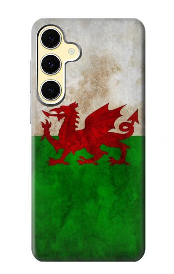 S2976 Pays de Galles Football Football Drapeau Etui Coque Housse pour Samsung Galaxy S24 FE