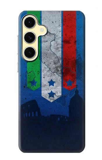 S2983 Italie Football Football Etui Coque Housse pour Samsung Galaxy S24 FE