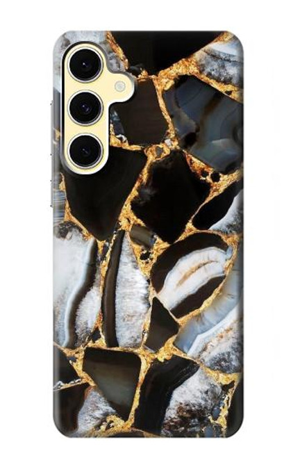 S3419 Imprimer Graphique en marbre d'or Etui Coque Housse pour Samsung Galaxy S24 FE S3419 Imprimer Graphique en marbre d'or Etui Coque Housse pour Samsung Galaxy S24 FE