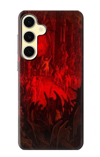 S3583 Paradis perdu Satan Etui Coque Housse pour Samsung Galaxy S24 FE