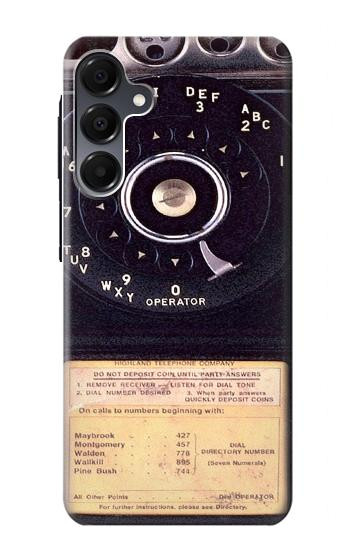 S0086 Vintage téléphone Etui Coque Housse pour Samsung Galaxy A16 5G