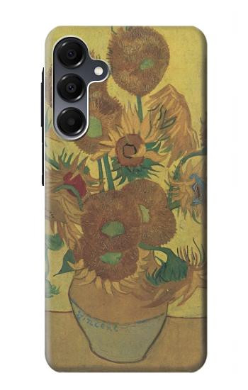 S0214 Van Gogh quinze tournesols Etui Coque Housse pour Samsung Galaxy A16 5G