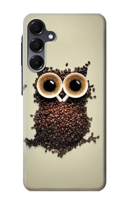 S0360 café Chouette Etui Coque Housse pour Samsung Galaxy A16 5G