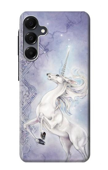 S1134 Cheval Blanc Licorne Etui Coque Housse pour Samsung Galaxy A16 5G