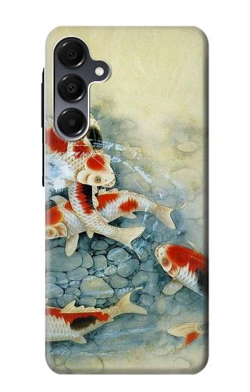 S1654 Carpe Koï poisson Peinture Art Etui Coque Housse pour Samsung Galaxy A16 5G