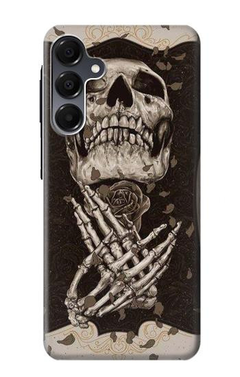 S1676 crâne Rose Etui Coque Housse pour Samsung Galaxy A16 5G