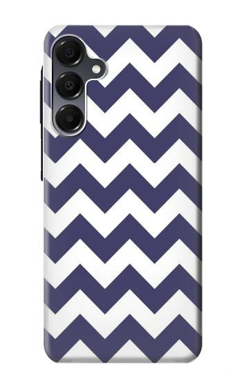 S2345 Marine Bleu Shavron Zig zag Etui Coque Housse pour Samsung Galaxy A16 5G