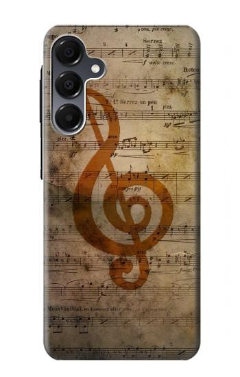 S2368 Note de musique Etui Coque Housse pour Samsung Galaxy A16 5G