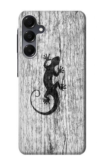 S2446 Gecko bois imprimé graphique Etui Coque Housse pour Samsung Galaxy A16 5G