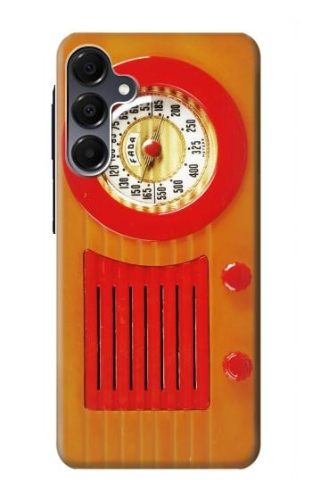 S2780 Radio bakélite orange millésimé Etui Coque Housse pour Samsung Galaxy A16 5G
