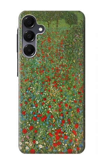 S2872 Gustav Klimt Champ de Coquelicots Etui Coque Housse pour Samsung Galaxy A16 5G