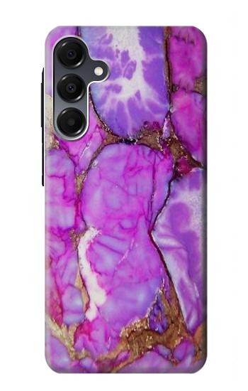S2907 Violet Turquoise Pierre Etui Coque Housse pour Samsung Galaxy A16 5G