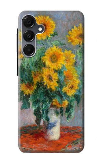 S2937 Claude Monet Bouquet de tournesols Etui Coque Housse pour Samsung Galaxy A16 5G