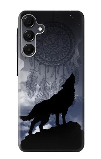 S3011 Dream Catcher Loup Hurlant Etui Coque Housse pour Samsung Galaxy A16 5G