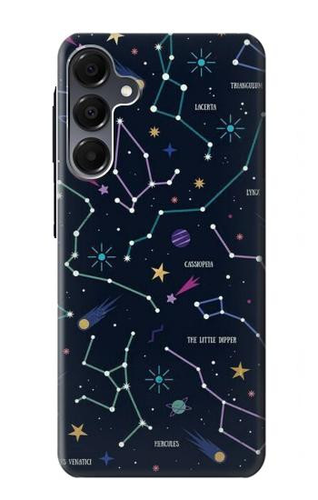 S3220 Carte Zodiaque étoiles Constellations Etui Coque Housse pour Samsung Galaxy A16 5G