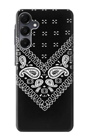 S3363 Motif Bandana Noir Etui Coque Housse pour Samsung Galaxy A16 5G