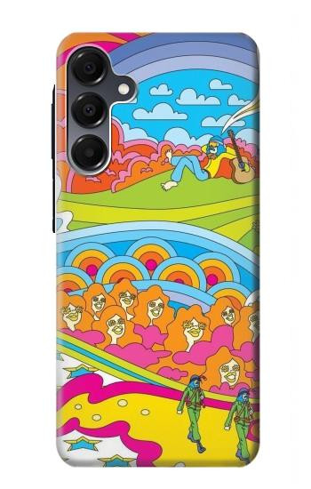 S3407 hippie Art Etui Coque Housse pour Samsung Galaxy A16 5G