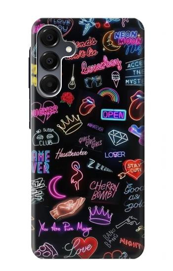 S3433 Néon graphique millésimé Etui Coque Housse pour Samsung Galaxy A16 5G