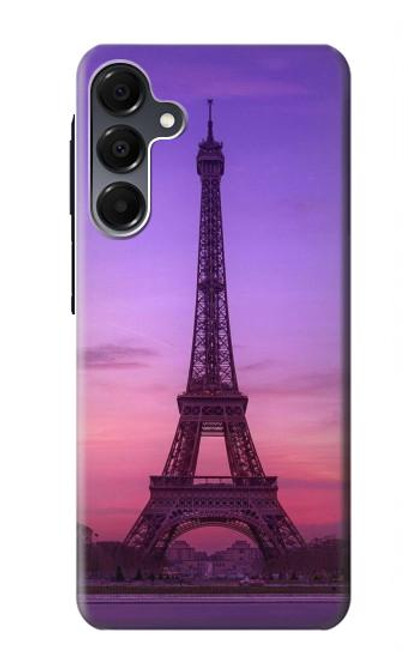 S3447 Paris Eiffel Le coucher du soleil Etui Coque Housse pour Samsung Galaxy A16 5G