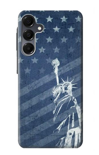 S3450 Drapeau des États-Unis Statue de la Liberté Etui Coque Housse pour Samsung Galaxy A16 5G