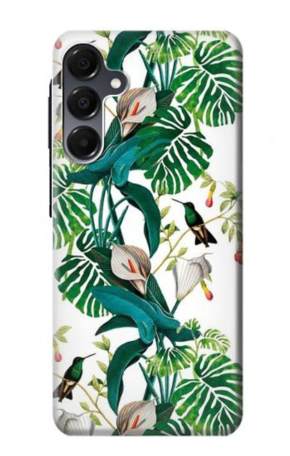 S3697 Oiseaux de la vie des feuilles Etui Coque Housse pour Samsung Galaxy A16 5G