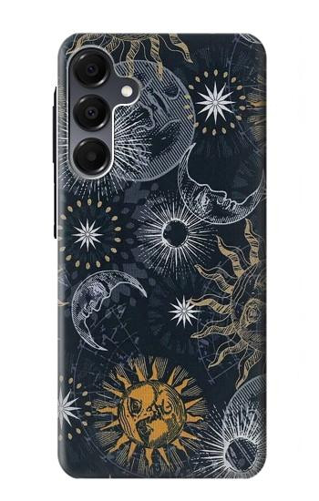S3702 Lune et soleil Etui Coque Housse pour Samsung Galaxy A16 5G