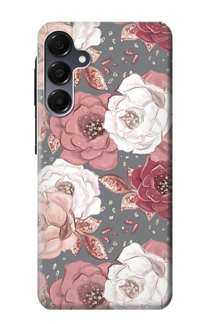 S3716 Motif floral rose Etui Coque Housse pour Samsung Galaxy A16 5G