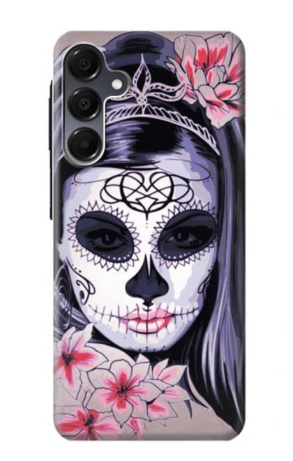 S3821 Sugar Skull Steampunk Fille Gothique Etui Coque Housse pour Samsung Galaxy A16 5G