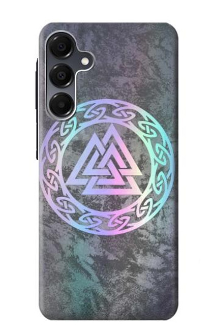 S3833 Valknut Odin Wotans Noeud Hrungnir Coeur Etui Coque Housse pour Samsung Galaxy A16 5G