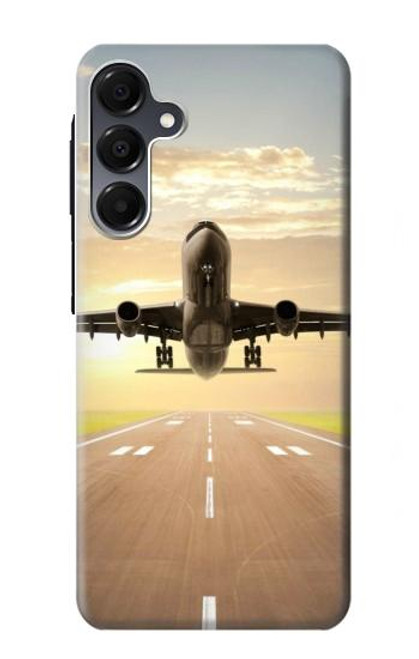 S3837 Avion Décollage Sunrise Etui Coque Housse pour Samsung Galaxy A16 5G