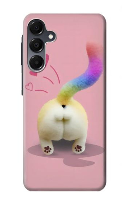 S3923 Queue d'arc-en-ciel de fond de chat Etui Coque Housse pour Samsung Galaxy A16 5G