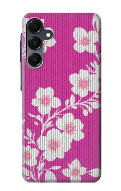 S3924 Fond rose fleur de cerisier Etui Coque Housse pour Samsung Galaxy A16 5G