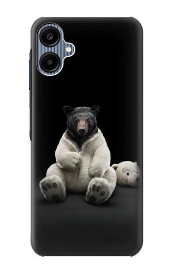 S0878 Ours noir Etui Coque Housse pour Samsung Galaxy A06