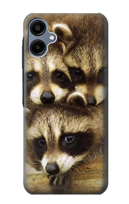 S0977 Les ratons laveurs bébé Etui Coque Housse pour Samsung Galaxy A06