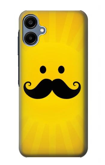 S1145 Soleil jaune Mustache Etui Coque Housse pour Samsung Galaxy A06
