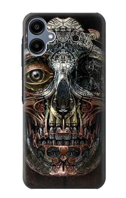 S1685 Crâne Steampunk Etui Coque Housse pour Samsung Galaxy A06
